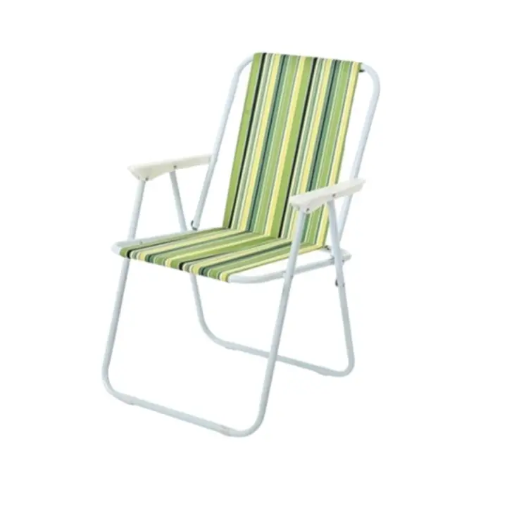 Silla de Taburete con Respaldo multición portátil Informal al Aire Libre para Patio Camping Pesca Barbacoa - 1