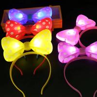Diadema De Lujo Con LED Multicolor Para Mujer Diadema De Princesa Con Lazo Luminoso Para Fiesta De Boda Decoración De Fiesta - details 2