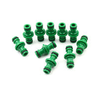 Conector De Tubo Para Jardín 5 Piezas Rápido Unión De Agua Reparación De Conducción De Agua Plástico 1/2' Fitting De Tubería - details 1