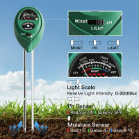 Medidor De Humedad Para Plantas 3-en-1 pH/Luz Medidor De Tierra Para Interiores Jardín Césped Granja Kit De Prueba De Tierra - details 2