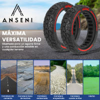 ANSENI Rueda Patinete Xiaomi Offroad 8.5 Pulgadas(8 1/2x2) para Patinete Electrico, Neumatico Maciza Antipinchazo 50/75-6.1,Accesorios Compatible Con Xiaomi M365/Pro,1S, Eessential,Cecotec - details 2