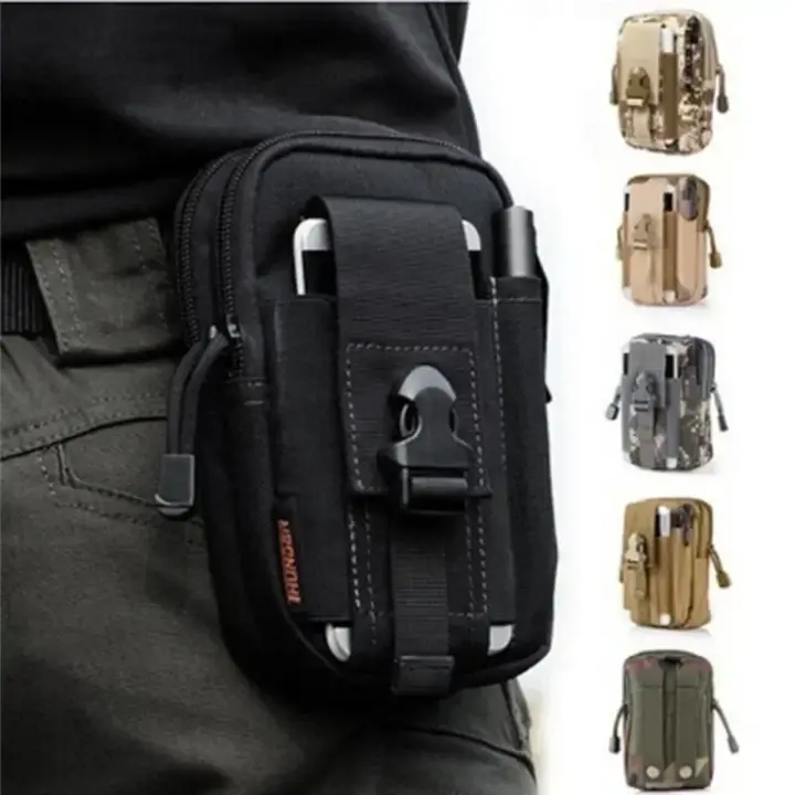 Bolsa De Cintura Para Hombre Con Estampado De Selva Multifuncional Deportes Al Aire Libre Bolsa De Hombro Riñonera Para Actividades Al Aire Libre - 1