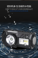 Nuevo faro con sensor, carga USB, luz nocturna para pesca y carrera, gorra con clip, para la cabeza, faro LED de cuatro fuentes de luz de doble propósito - details 18