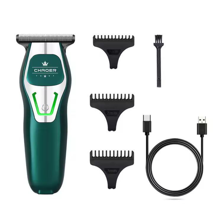 Cortador De Pelo Portátil COSOUL Para Hombres Set De Aseo Barba Y Cabello Recortadora De Cabello Seco Y Húmedo Indicación De Carga - 1