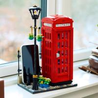 Bloques De Construcción De Teléfono Rojo De Londres Para Niños Juguete Educativo Serie De Edificios De La Calle Regalo De Navidad - details 1