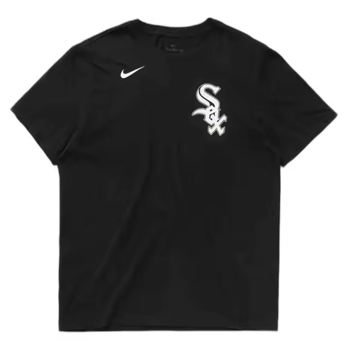 Camiseta de Manga Corta Nike Chicago Sox Wordmark para hombre en color negro - 1