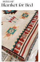 Manta De Terciopelo Para Decoración Del Hogar Y Actividades Al Aire Libre Tema Bohemio Manta De Camas Y Sofá Cubierta De Sofá Material Poliéster/Celulosa Rectangular Geométrico Para Adultos Primavera/Otoño - details 4