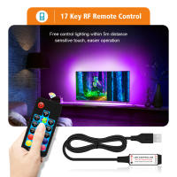 Tira De LED RGB Inteligente WiFi USB RF/Tuya Zigbee Para TV Compatible Con Alexa Y Google Iluminación Smart Home Para Sala De Estar - details 4