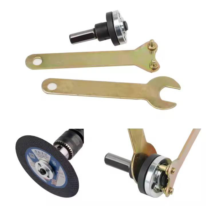 Adaptador De Manija De Metálicos Para Broca Eléctrica 10mm Convierte a Amoladora De Ángulo Para Disco De Corte Y Rueda De Pulido 1 Set Herramientas Eléctricas - 1
