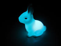 Luz Nocturna De Conejo Colorida Para Niños Regalo De Bebé Dibujo Animado Animal Lindo Lámpara De Bunny Decoración De Navidad Cumpleaños Para Niños - details 6