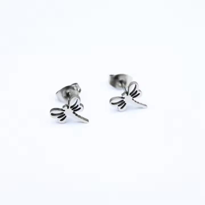 Pendientes Libélula Hipoalergénicos Acero Inoxidable - Regalo Ideal - 1