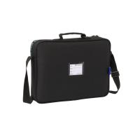Cartera Extraescolar Maletín Portatodo F.C. Barcelona  - Bandolera, Cómoda y Versátil, Calidad y Resistencia, 38x6x28 cm, Color Negro - details 1