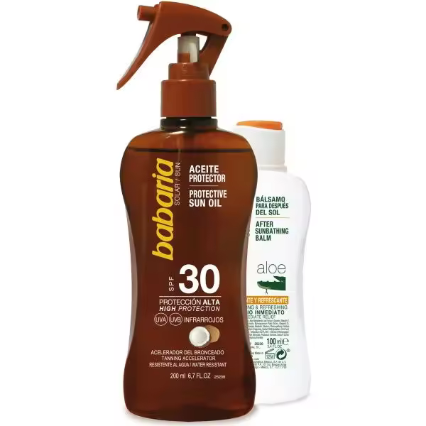 BABARIA Aceite Protector Coco SPF30 + After Sun  1 uds Aceite Solar + After Sun - 1