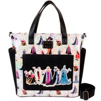 LOUNGEFLY  Bolso convertible en  mochila  AOP VILLANAS VILLAINS FUNKO TATTOO DISNEY BACKPACK mujer hombre MALEFICA CRUELLA REINA DE CORAZONES  URSULA GARFIO EVIL QUEEN - details 0