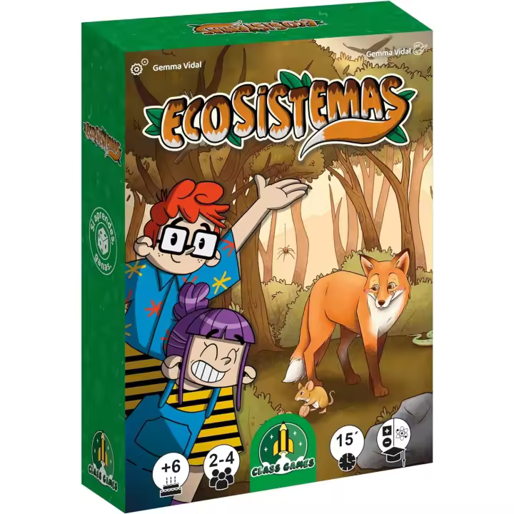 Falomir - Ecosistemas  Juego Educativo sobre Ecosistemas y Cadenas Alimentarias  de 2 a 4 Jugadores (Edad 6+) (33580) - 1