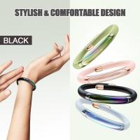 Pulseras repelentes de mosquitos (1 Unidad), impermeables, para adultos y niños, para uso en interiores y Exteriores (Negras) - details 4