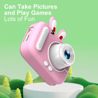 Cámara instantánea infantil, cámaras de fotos digitales compactas, juguetes para niños y niñas, regalos para cumpleaños y detalles de comunión，azul y rosa - details 7
