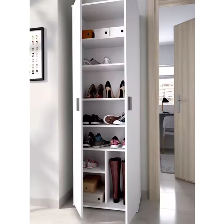 Armario Use 2 puertas con estante blanco 180x59x37 cm - 1