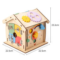 Juguete Educativo De Madera Para Niños Casa Montessori Tablero Ocupado Habilidades Motoras Finas Juego Sensorial Para Bebés - details 8
