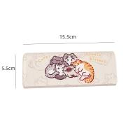 Estuche De Leder Para Gafas Y Solares Retro Unisex Estilo Simple Y Elegante Tamaño 15.5*5.5*3cm Para Hombres Y Mujeres - details 1