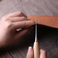 Kit De Herramientas Para Manualidades En Cuero Profesional DIY Set De Punzón Y Costura a Mano Con Groover De Sillín Accesorios Para Trabajo De Cuero - details 3