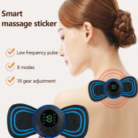 Set Portátil De Masaje EMS Para El Cuello Con 8 Modos Massejador Eléctrico Estimulador Muscular Inteligente Alivio Del Dolor En El Cervical - details 5