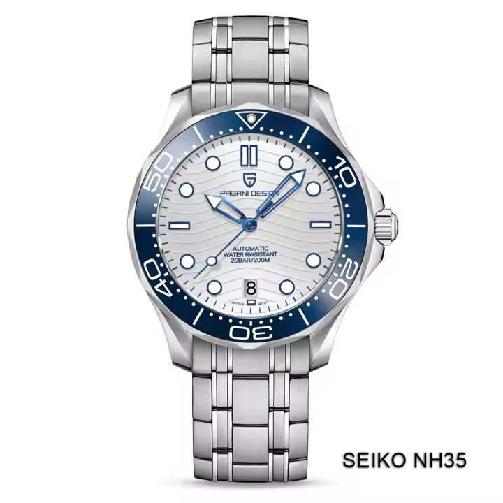 Reloj Mecánico Para Hombre PAGANI DESIGN PD1685 2025 Resistente Al Agua 20Bar Acero Inoxidable Cristal De Zafiro Calendario Completo Estilo Casual - 1