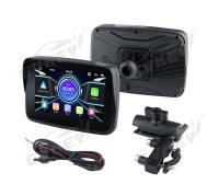 EKIY Pantalla De Navegación Portátil Para Moto 5 Pulgadas Con Android Auto Y Carplay Sin Cable Monitor Impermeable Para Moto Car Play - details 11