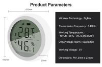 Sensor De Temperatura Y Humedad ZigBee Tuya Con Pantalla LCD Control Remoto Por App Y Voz Alexa Google Home Para El Hogar - details 10