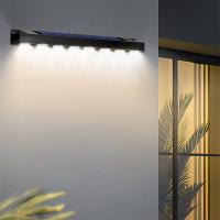 Lámpara De Pared Solar LED Impermeable Para Jardín Decoración De Hogar Iluminación Para Balcón Escaleras Valla Moderno - details 8