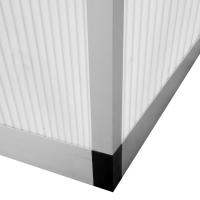 vidaXL Invernadero de aluminio gris antracita 3,46 m² - details 5