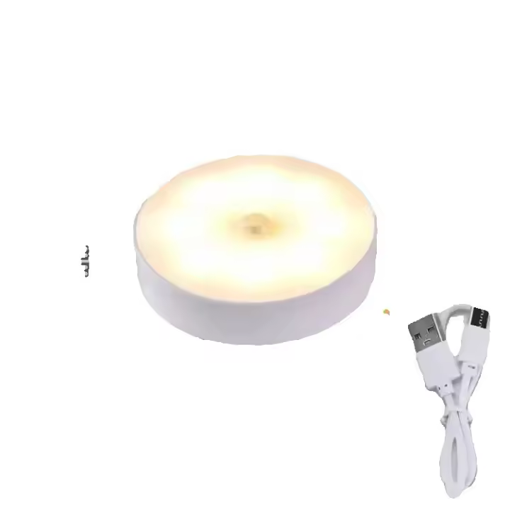 Lámpara Nocturna LED Con Sensor De Movimiento Recargable USB Para Armaro Cocina Escalera Luz De Armaro Inalámbrica Luz De Alacena - 1