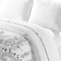 Colcha Bouti para Cama 105cm/135cm/150cm/180cm, Cubre Cama Fina  Incluye 2 Fundas de Cojín, Diseño de plantas para Primavera, Verano y Entretiempo - details 7