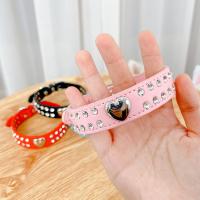 Collar De Moda Para Perro Corazón De Diamante En Cuero PU Collar De Fiesta Para Chihuahua Yorkie Decoración Para Gato Regalo De Suministros Para Mascotas - details 4
