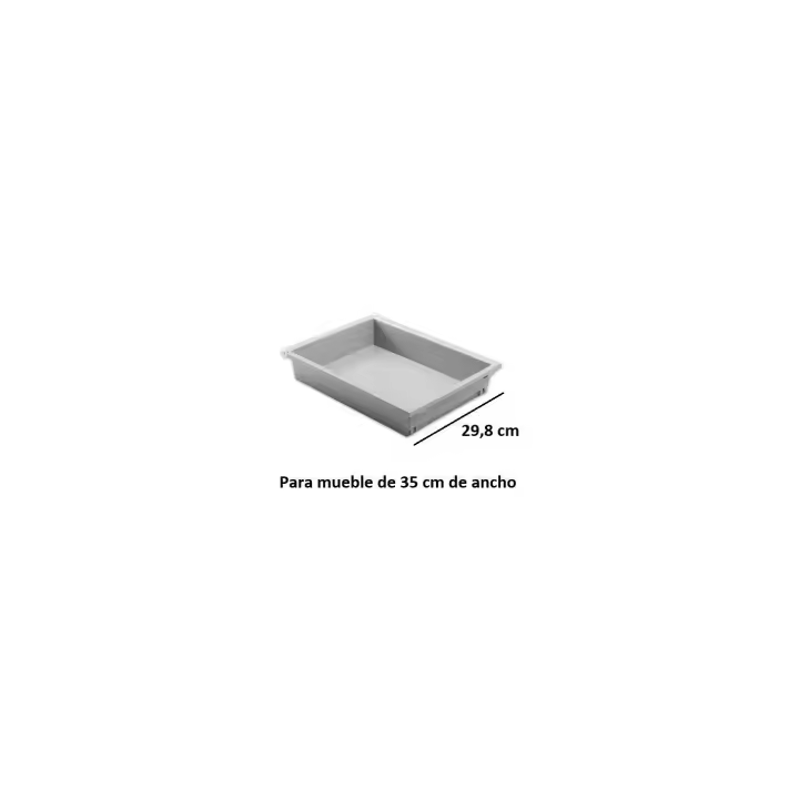 CAJON PVC GRIS MODELO COMBI PARA MUEBLE COCINA SUINPLAS DECORACIONES DE SUINPLAS DECORACIONES - 1