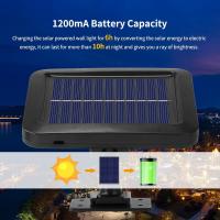 Luces Solares al Aire Libre, Luz solar al Aire Libre con sensor de movimiento PIR 56 LED, Luz de pared solar para waterproof para with Cable de 5m para Jardín, Escaleras, exterior, patio - details 1