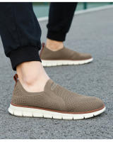 Zapatos Casuales Para Hombre Transpirables Deportivos Ligeros Y Cómodos Talla 39-48 Zapatos Slip-On Para Exterior - details 7
