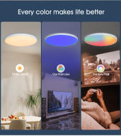 Luz De Techo LED Inteligente TUYA RGB Control Remoto Bluetooth 2.4G 30W 36W 220V Decoración Para Hogar Dormitorio Sala De Estar Cocina - details 9