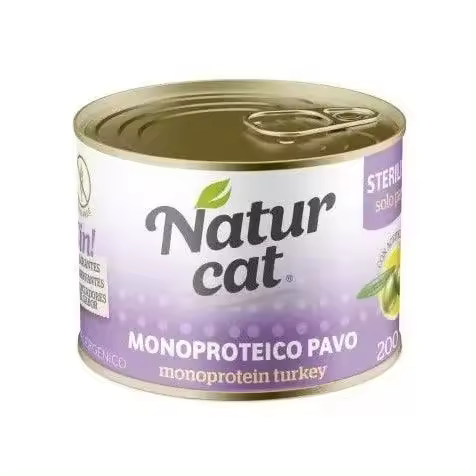 Naturcat Monoproteico esterilizado pavo - 1