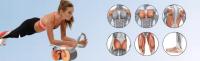 Vicyol S&D Rodillo Abdominal con Rebote Automático. Rueda para ABS con Soporte para Codos. Entrenamiento en Casa con Rodillera y Cronómetro Incluidos. Deporte para Principiantes en el Hogar. - details 0