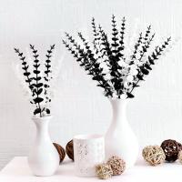 10pcs Hojas De Eucalipto Artificiales Doradas Para Decoración De Fiesta Boda Sala De Estar Hogar Adornos De Flor DIY Ramo De Flores - details 3