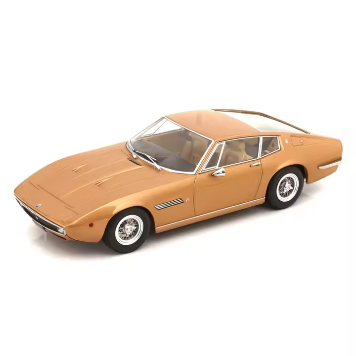 KK ESCALA 1/18 MASERATI GHIBLI COUPE ORO METALICO 1969 - KKDC181274 - 1