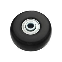 Ruedas De Equipaje Silenciosas Para Reparación Y Reemplazo De Maletas Partes De Suitcase Con Ejes De Diámetro 40/45/50/60/70/90mm Negro Material De Goma Y Metal - details 5