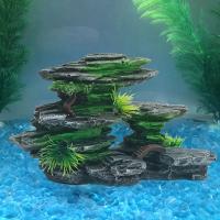 Adorno De Jardín Y Acuario Roca De Resina Creativa Para Tanque De Peces Decoración De Tamaño Medio Para Jarrón De Peces - details 0