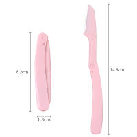 Karsyngirl 3pcs Afeitadora De Cejas Plegable Cepillo Para Rostro Herramientas De Maquillaje Para Mujeres Corta Cabello Y Cejas - details 0