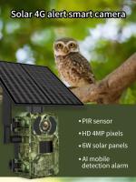 Cámara de caza solar 4G SIM, detección de movimiento PIR impermeable de 20 m, visión nocturna de 30 m + tarjeta SD de 128G - details 4
