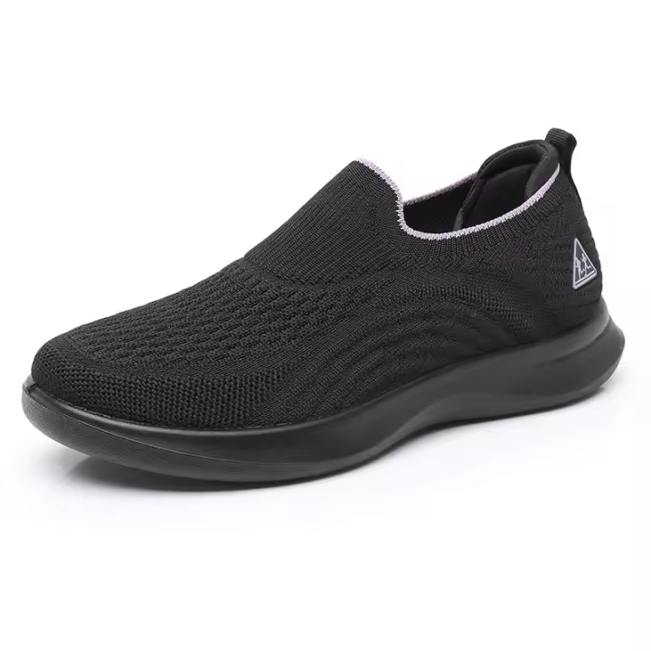 MOV-Zapatos para mujer Primavera y Otoño nuevos zapatos sin cordones para mujer Zapatos casuales para caminar Zapatos de madre de suela suave Zapatos deportivos personalizados de moda para mujer - 1