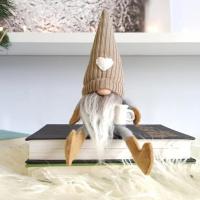 Muñeco De Terciopelo Sin Caras Gnomos Del Café Decoración Navideña Para Casa Muñeco De Knit Gnomos Del Café Ornamento De Feria Moderno Para Dormitorio Y Cocina - details 3