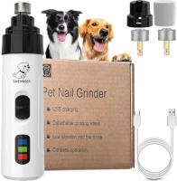 Molinillo de uñas para perros, cortaúñas Silent Groom Pro, nuevo cortaúñas eléctrico para perros para molinillos de uñas para perros recargables, molinillo de uñas para mascotas Poochie, herramienta de aseo para patas de mascotas (1 unidad) - details 0
