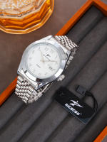 Reloj De Pulsera De Lujo Clásico Para Hombres Con Fecha Y Correa De Acero Inoxidable Deportivo Y Casual Con Marcas Arábigas Resistente Al Agua - details 20